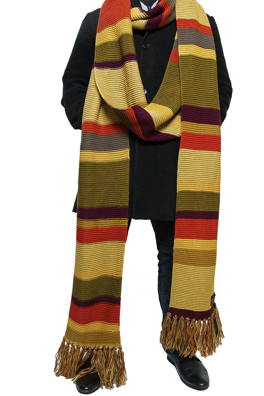 4073 Scarf - 18ft Long Season 16-17 Official BBC Fourth Doctor Scarf by
